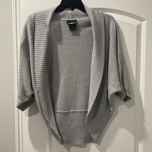 Gray cardigan